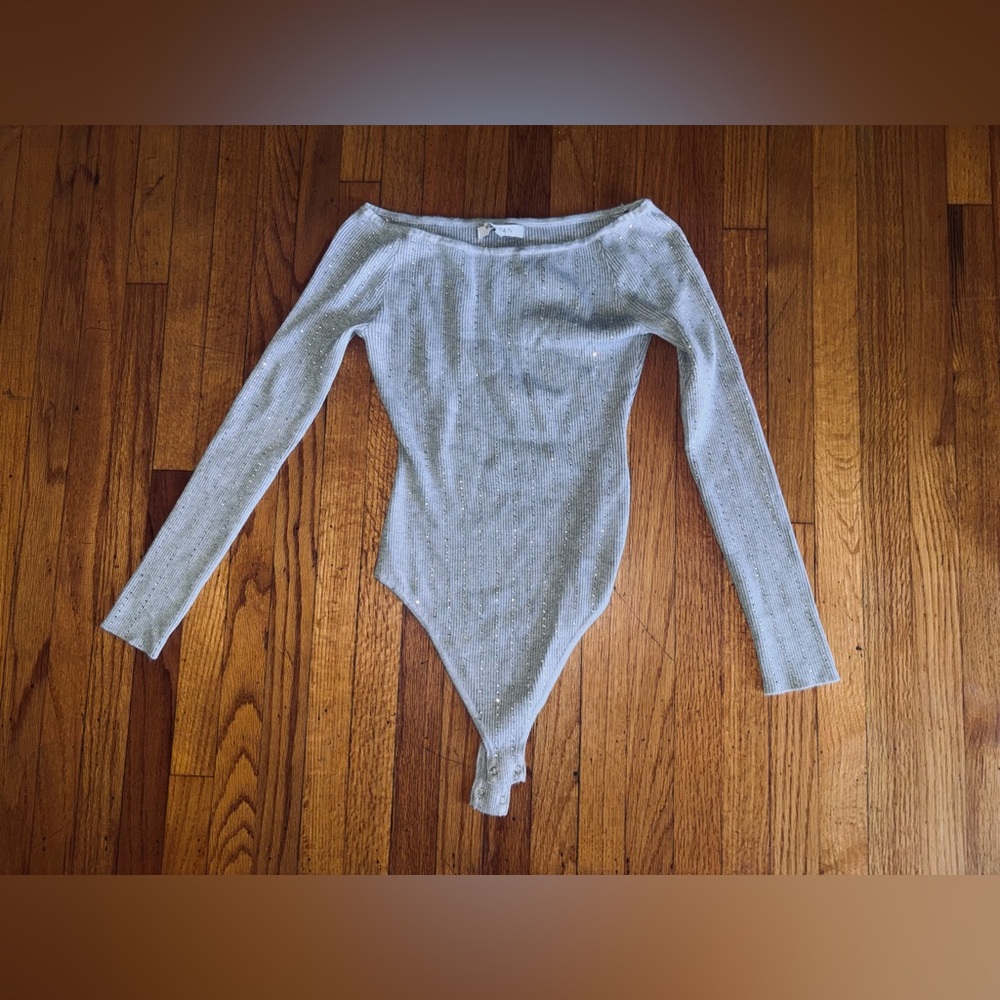 Sweet Rain Bodysuit Size L With Rhinestones
